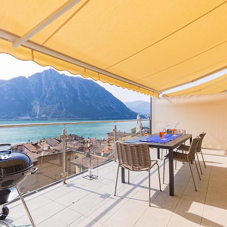 Casa Madlen - Bright Attic With Marvelous View Apartman Campione dʼItalia Kültér fotó